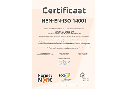 NEN-EN-ISO 14001 Certificaat